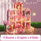 📢📢56% OFF!!⏰DIY Luminous Princess Castle Dollhouse