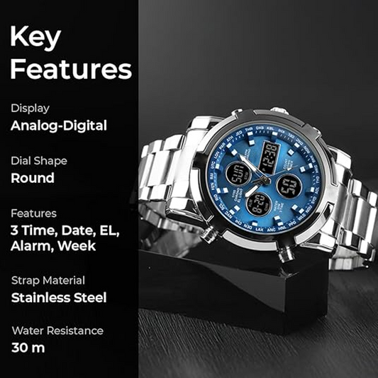 ⌚ 50% OFF & Free Shipping NOW! 🪖 Men‘s Military Watch – Analog-Digital Display, Waterproof & Shock-Resistant 🛡️