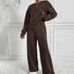 🏖️40% off!🌞Women's Cozy Long-Sleeve Top & Pants Set🆒
