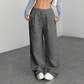 ✨💖 Retro-Chic Vibe | High-Waist Corduroy Trousers | Textured & Relaxed Fit 🕶️