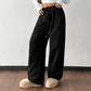 ✨💖 Retro-Chic Vibe | High-Waist Corduroy Trousers | Textured & Relaxed Fit 🕶️