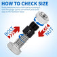 📢📢50% OFF !! ⏰ Nut & Bolt Thread Checker Kit – Dual-Sided, Military-Grade, Metric & Imperial ✨