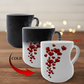 📢📢50% OFF!!!⏰ Colour-changing Ceramic Mug with Heart-shaped Handle for Valentine's Day 💝✨
