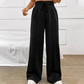Women's High-Waist Wide-Leg Pants with Drawstring