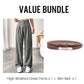 🏆2026 New Style 60% OFF💝Women's High Waisted Straight Leg Work Trousers with Side Pockets -✨Smart & Casual Look for Office and Beyond