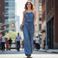 👖 LIMITED-TIME 50% OFF! 💥Women's Sleeveless Drawstring Waist Summer Jumpsuit