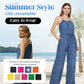 👖 LIMITED-TIME 50% OFF! 💥Women's Sleeveless Drawstring Waist Summer Jumpsuit