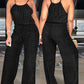 👖 LIMITED-TIME 50% OFF! 💥Women's Sleeveless Drawstring Waist Summer Jumpsuit
