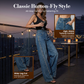 🎁2026 New Arrivals 50% OFF💥Women's Rhinestone-Embellished Wide-Leg Jeans