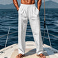 Men's Breathable Linen Trousers – Lightweight Summer Relaxed Fit ✨🌬️