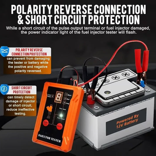 ⏱️ 2026 Hot Sale | Diagnose & Clean in Minutes | 4-Mode Injector Tester 💨