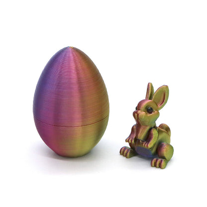 💐50% OFF ! Easter Decorative Egg – Articulated Bunny for Collectors 🎁🌷【Holiday Special】