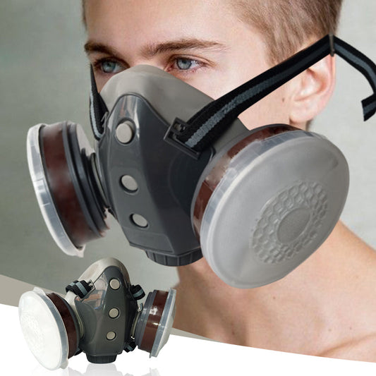📢📢50% OFF NOW!!!🔥Activated Carbon Anti-Dust Double Tank Gas Mask