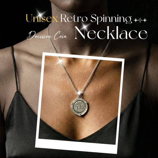 🎁New arrival 50% OFF💥Unisex Retro Spinning Decision Coin Necklace