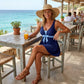 Women's 2-Piece Tankini Swimdress with Boyshorts