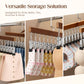 📢📢Buy 1 get 1 free !! ⏰360° Swivel Multi-Hook Wardrobe Organizer--10 clips