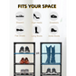 👠 50% OFF NOW! 🚪 Vertical Shoe Rack for Entryway – Space-Saving, Sturdy Metal Frame & Easy Assembly 👟