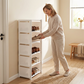 🧹🌸 LIMITED-TIME 50% OFF! Slim Vertical Shoe Organizer – Narrow Footprint, Anti-Scratch Coating, Stackable Tiers – Transform Your Cluttered Entryway into a Tidy Space 🚪🌿