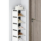 👠 50% OFF NOW! 🚪 Vertical Shoe Rack for Entryway – Space-Saving, Sturdy Metal Frame & Easy Assembly 👟