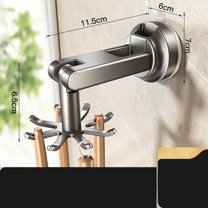 🔥No-Punch Suction Cup Kitchen Utensil Rack