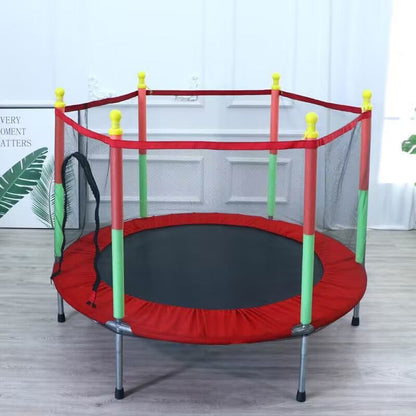 🔥50% OFF & Free Shipping 🔥4.6ft Kids' Trampoline with Safety Enclosure Net