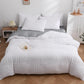 4-Piece Textured Seersucker Bedding Set