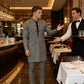 Men's Modern Mandarin Collar Tunic and Pants Set