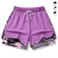 🥳SUMMER HOT SALE🥳💞50K+ SOLD!💥50% OFF! 🔥Women's Casual Athletic Shorts with Built-in Liner