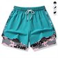 🥳SUMMER HOT SALE🥳💞50K+ SOLD!💥50% OFF! 🔥Women's Casual Athletic Shorts with Built-in Liner