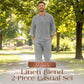 Men's Linen Blend 2-Piece Casual Set