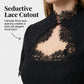 🔥2026 New Style🔥Slim High-Neck Mini Dress – Cutout & Lace Panel for a Gorgeous Silhouette