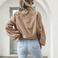 🔥50% OFF & Free Shipping🔥 Women's Cropped Corduroy Jacket with Balloon Sleeves