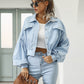 🔥50% OFF & Free Shipping🔥 Women's Cropped Corduroy Jacket with Balloon Sleeves