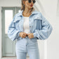 🔥50% OFF & Free Shipping🔥 Women's Cropped Corduroy Jacket with Balloon Sleeves