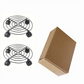 Heavy-Duty Metal Plant Caddy with Wheels