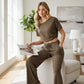 🔥50% OFF & Free Shipping🔥 Women's Off-Shoulder Top & Pants 2-Piece Set
