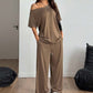 🔥50% OFF & Free Shipping🔥 Women's Off-Shoulder Top & Pants 2-Piece Set