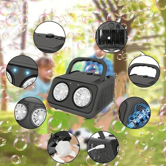 🔥50% OFF & Free Shipping🔥 🫧Handheld Multi-Hole Bubble Machine🫧