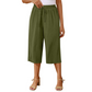 📢📢30% OFF !! ⏰Women's Casual Drawstring Waist Capri Trousers