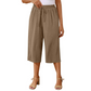 📢📢30% OFF !! ⏰Women's Casual Drawstring Waist Capri Trousers