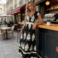 👗New arrival 40% OFF!🏖️Women's V-Neck Baroque Print Flowy Maxi Dress