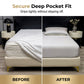 📢📢50% OFF !! & FREE SHIPPING ⏰Premium Cooling Fitted Sheet Set