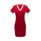 🔥55% OFF & Free Shipping🔥 Women's Sporty V-Neck Bodycon Mini Dress