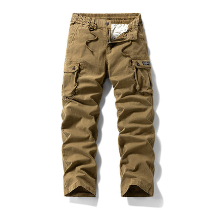 👖 50% OFF NOW! 🧵 Men's Cotton Cargo Tactical Trousers – Multi-Pocket, Durable Fabric & Perfect for Outdoor & Daily Wear 🏕️