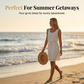Women's Sleeveless Waffle Knit Drawstring Waist Dress