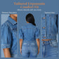 🧥 50% OFF NOW! ✨Women's Puff Short Sleeve Cropped Denim Jacket