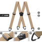 👔 75% OFF NOW! 🔗 Men's Braces with X-Back & Clip Fasteners – Sturdy Clips, Wide Straps & Adjustable for a Secure Fit 👖