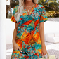 🥳SUMMER HOT SALE🥳💞50K+ SOLD!💥50% OFF! 🔥Women's Casual Loose Fit Short Sleeve Dress