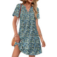 🥳SUMMER HOT SALE🥳💞50K+ SOLD!💥50% OFF! 🔥Women's Casual Loose Fit Short Sleeve Dress