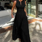 📢📢61% OFF& Free Shipping !! ⏰Sleeveless Zip-Front A-Line Maxi Dress